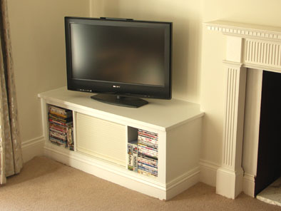alcove TV cabinet